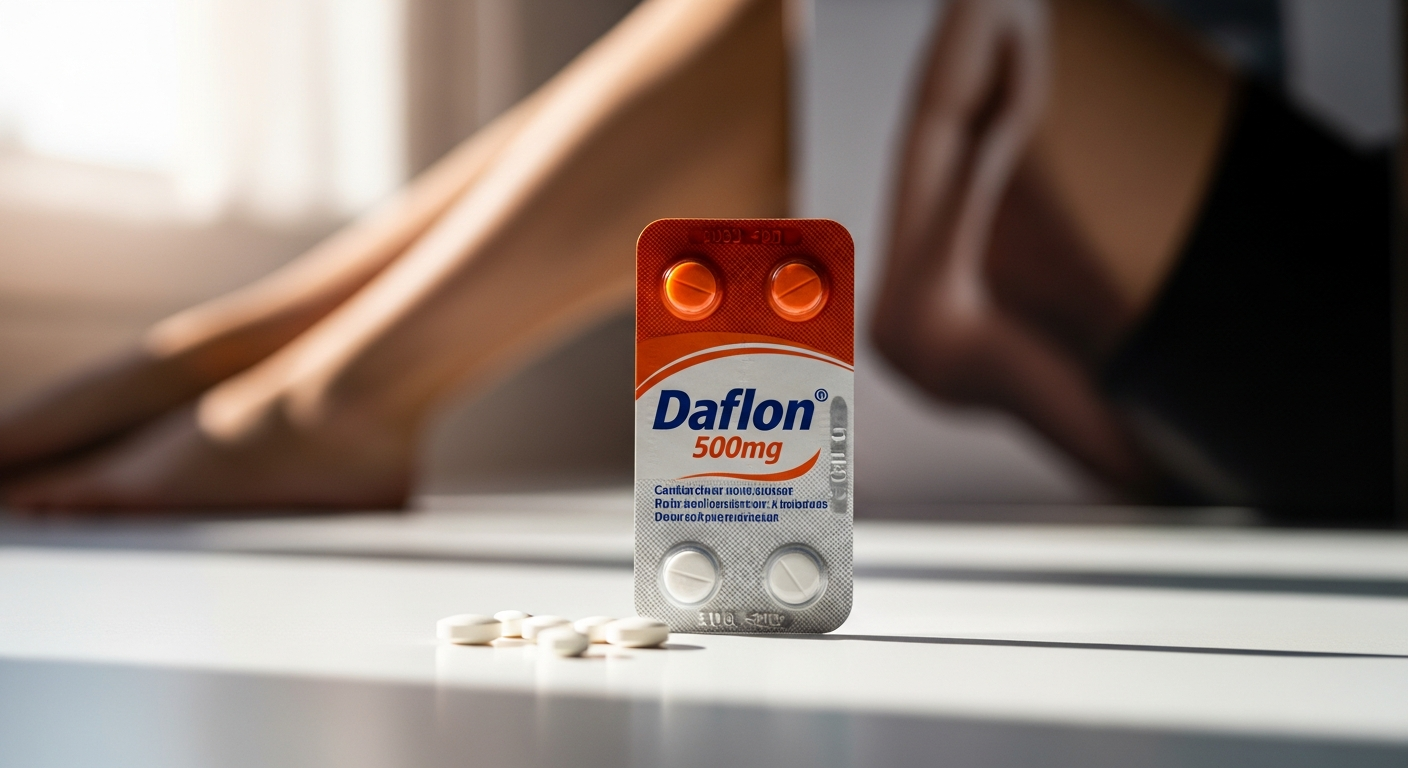 Daflon 500mg for Venous Insufficiency & Hemorrhoids: Dosage, Pricing & Results 2026