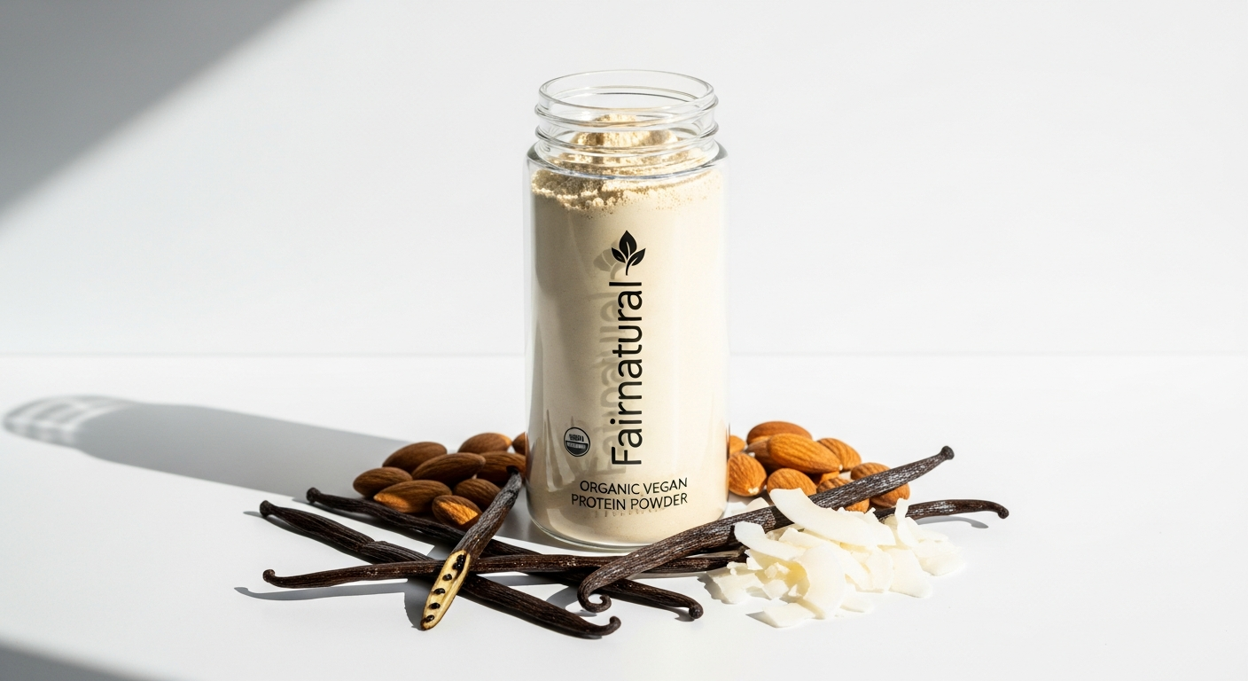 Fairnatural Organic Vegan Protein Powder: Best Flavor for Taste & Performance